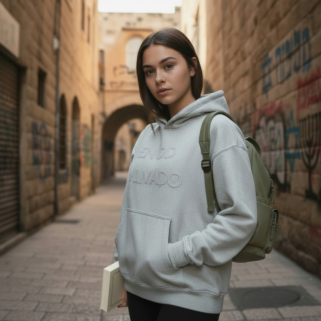 Ein Od Milvado v4 White Heather Unisex Hoodie - Tribe of Judah