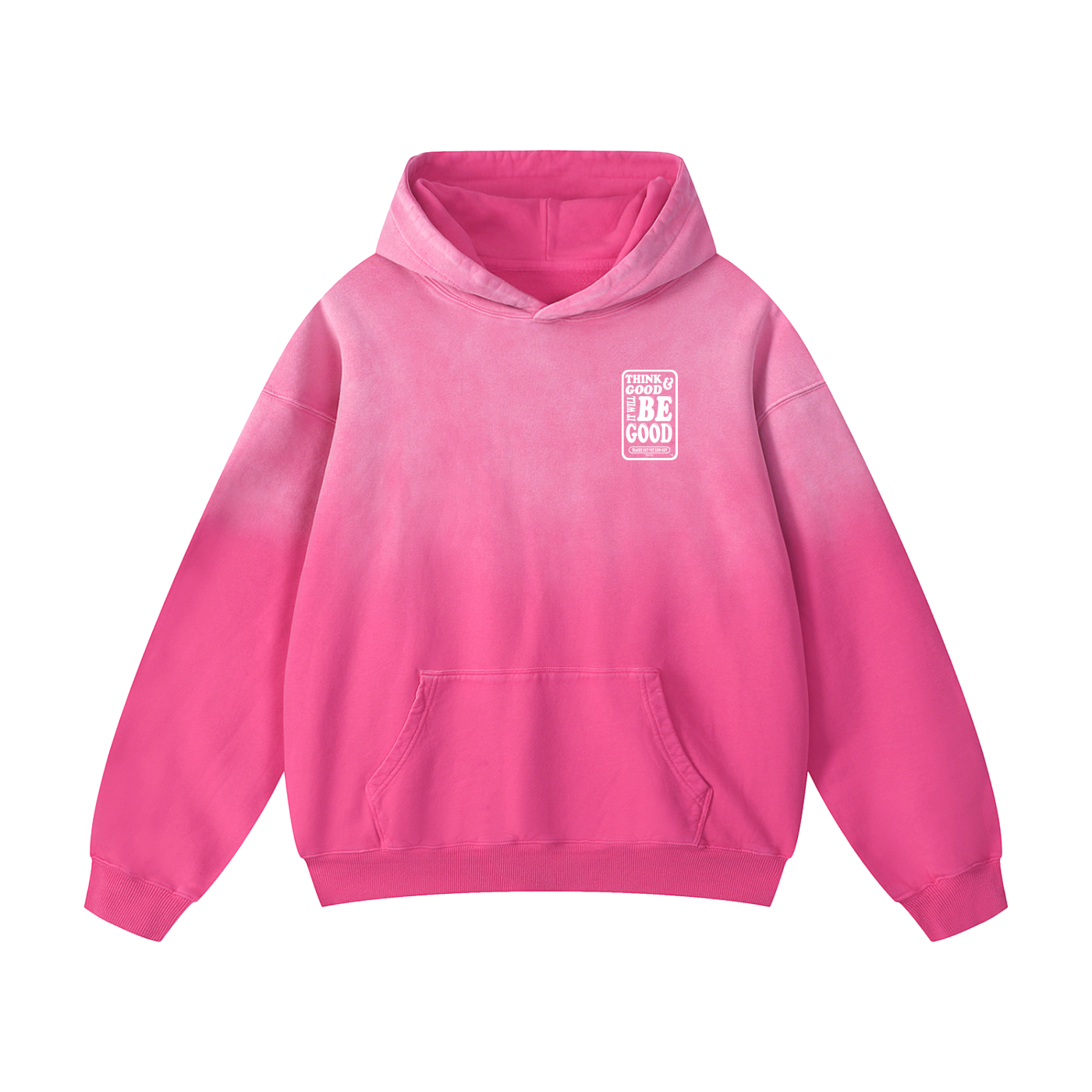 Womens Think Good Heavyweight Sunfade Oversized Hoodie - Tribe of Judah