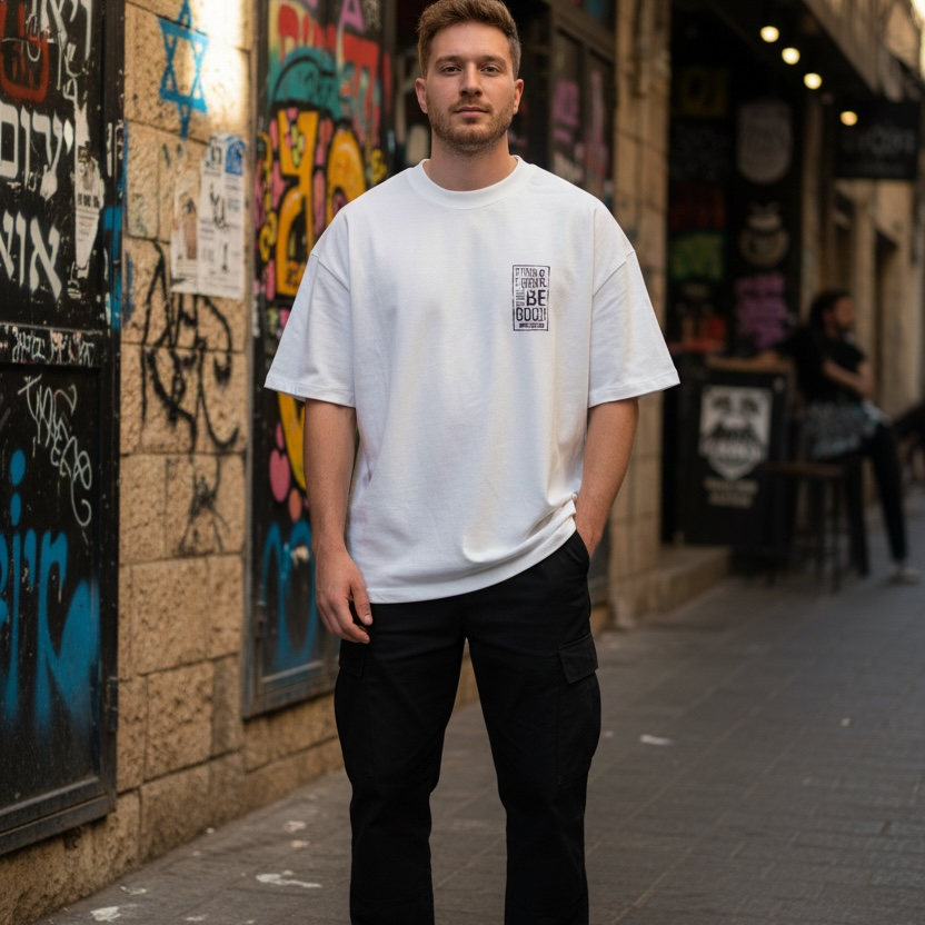 Think Good v2 Heavyweight Cotton T-Shirt - Tribe of Judah