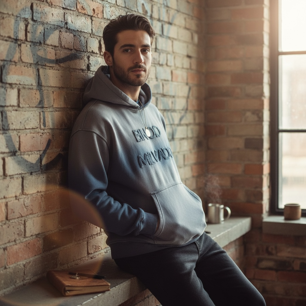 Ein Od Milvado v4 Faded Blue Unisex Hoodie - Tribe of Judah