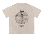 Tikkun Snow Washed Oversized T-Shirt Tan - Tribe of Judah