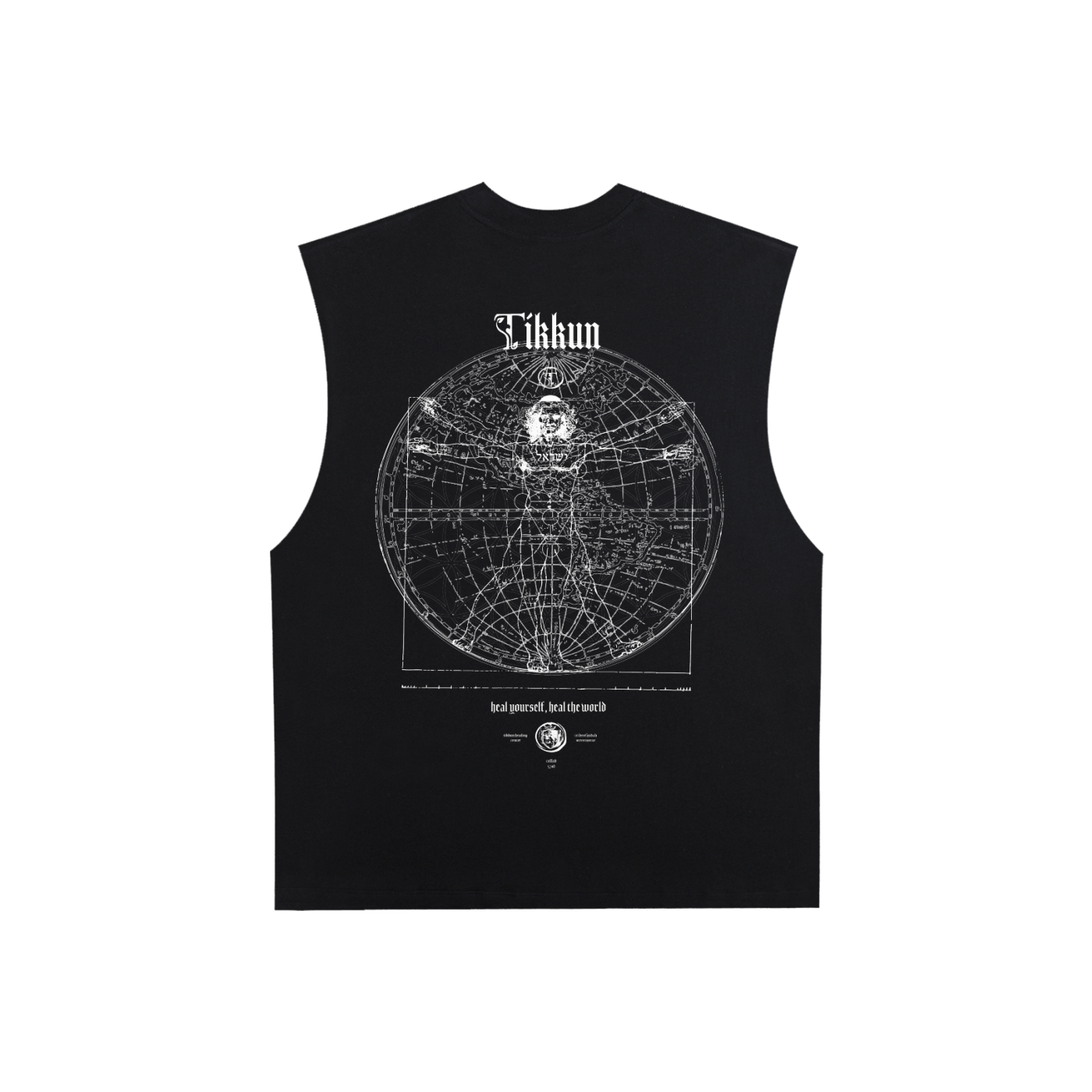 tikkun,tikkunhealingcenter,collab,tee,muscletee,tshirt,healyourselfhealtheworld